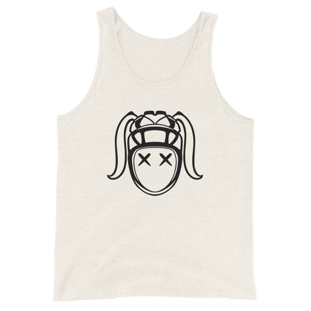 Rugby Girl Black Icon Tank Top - Stylish Fan Apparel Rugby Branded Apparel