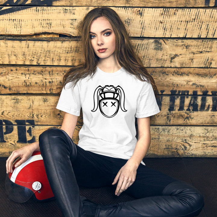 Rugby Girl Icon Text Tee – Sporty and Stylish Rugby Branded Apparel