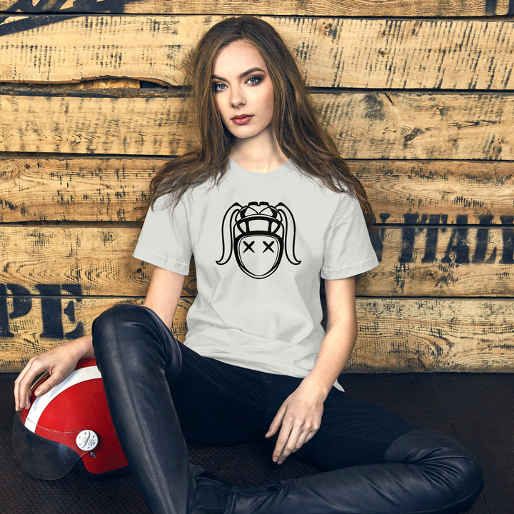 Rugby Girl Icon Text Tee – Sporty and Stylish Rugby Branded Apparel