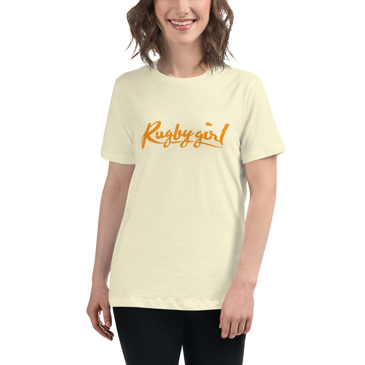 Rugby Girl Tee – Sunshine Lettering Rugby Branded Apparel