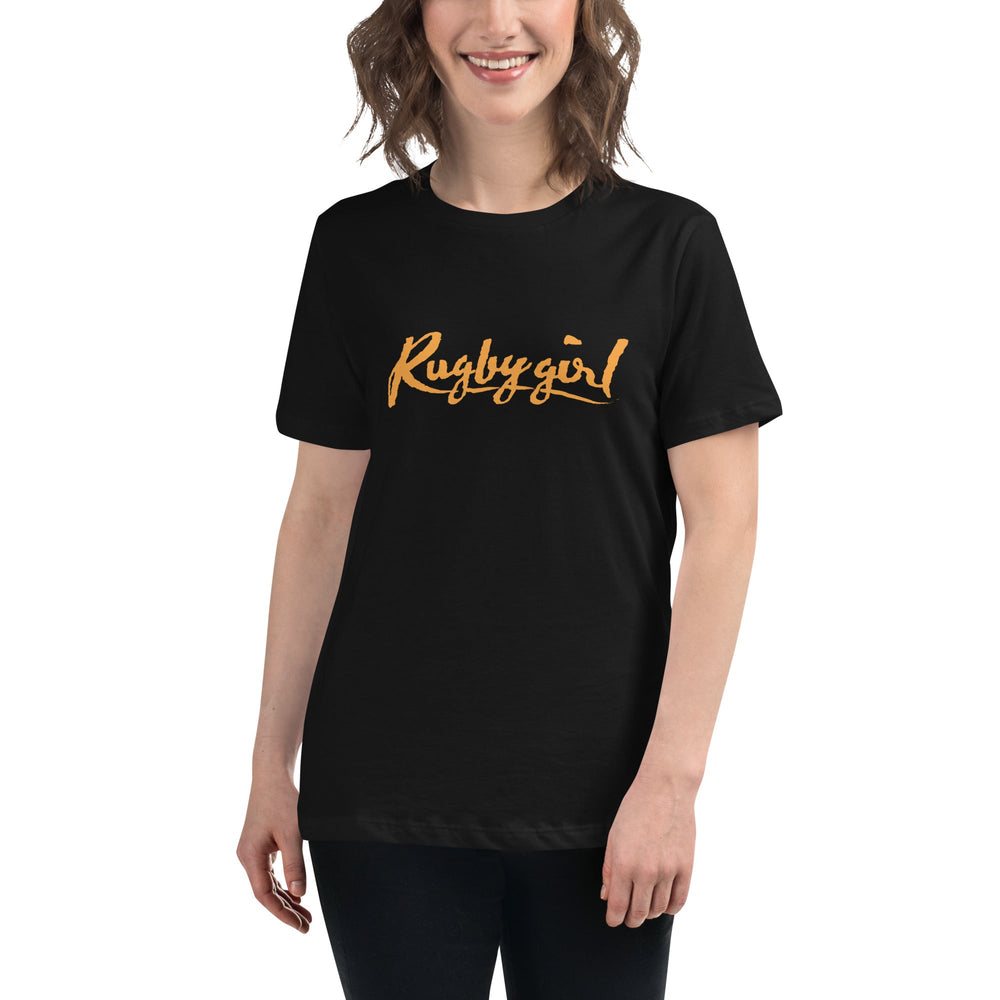 Rugby Girl Tee – Sunshine Lettering Rugby Branded Apparel