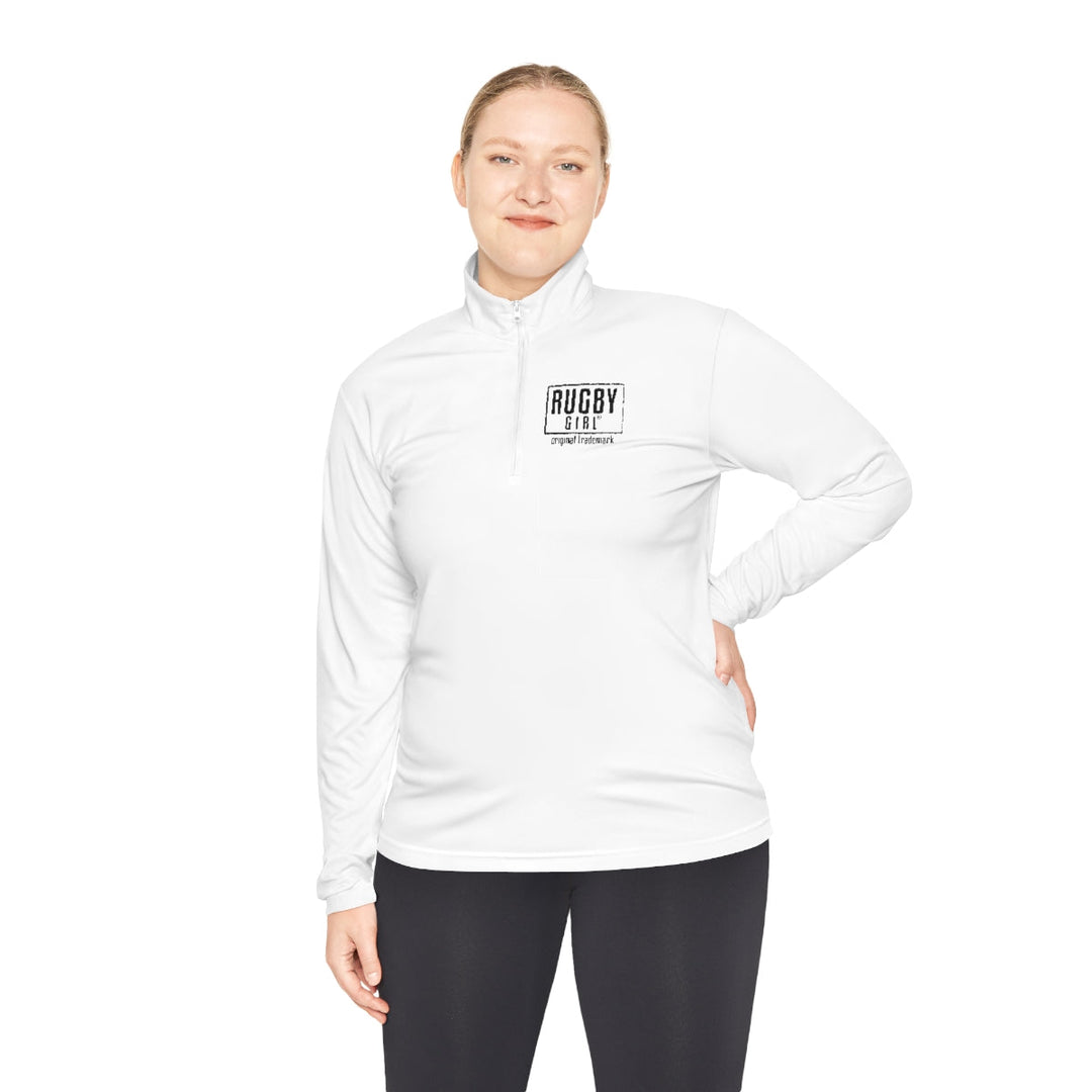Rugby Girl Unisex Zip Pullover – Stylish Fan Apparel Rugby Branded Apparel