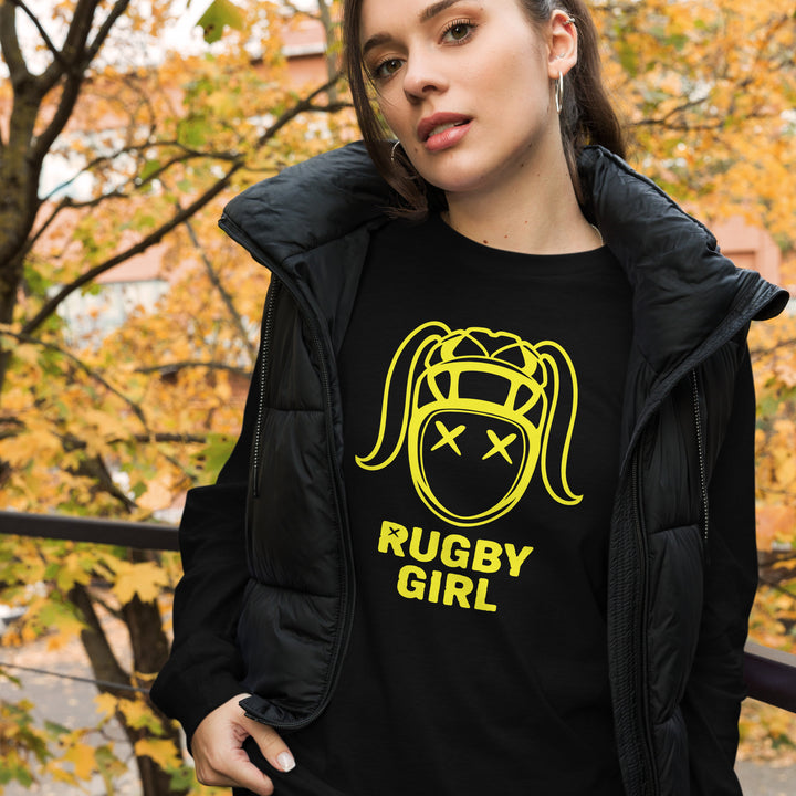 Rugby Girl Yellow Long Sleeve Tee