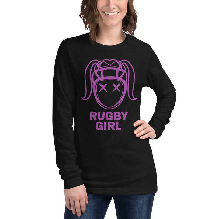 Rugby Girl Purple  Long Sleeve Tee