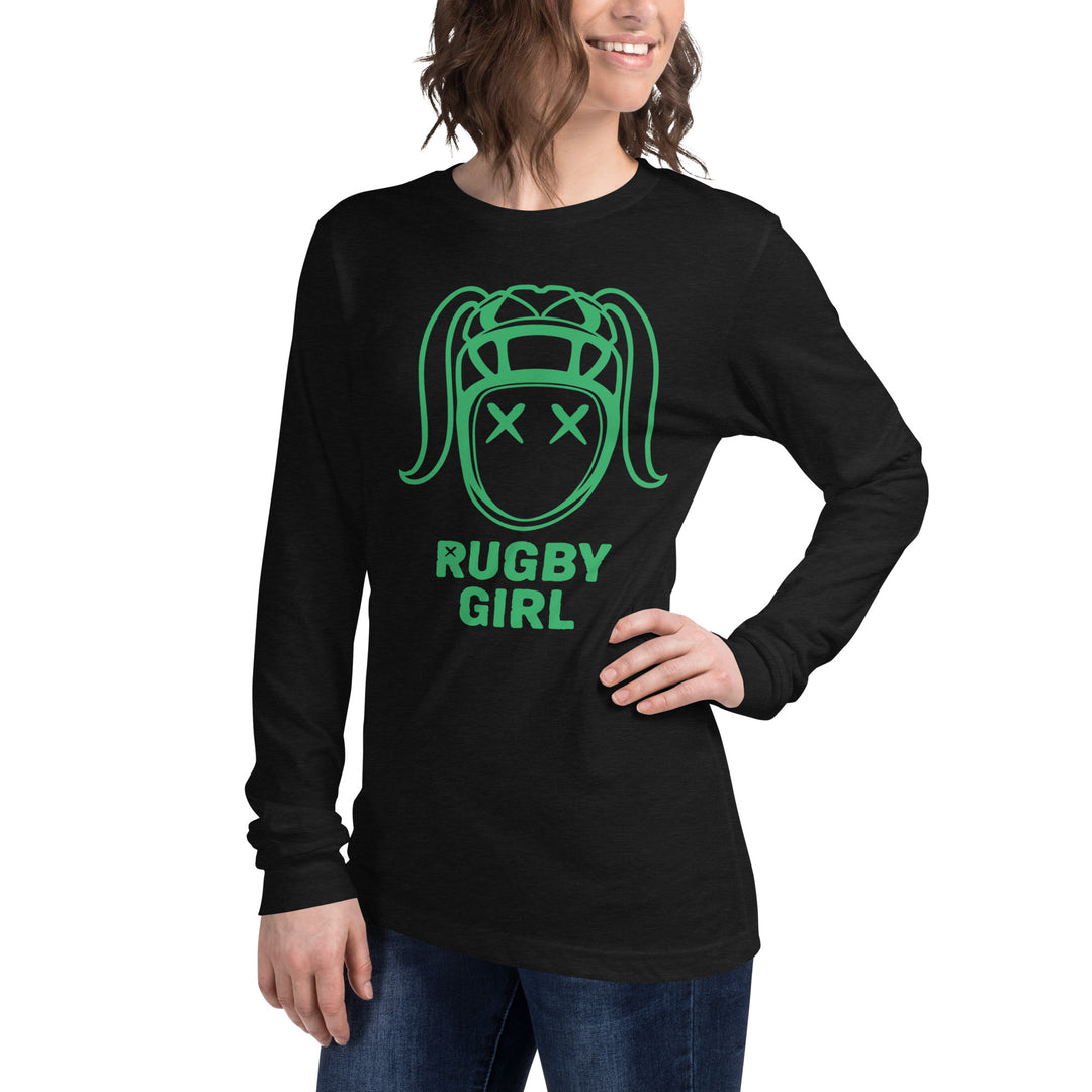 Rugby Girl Green Long Sleeve Tee
