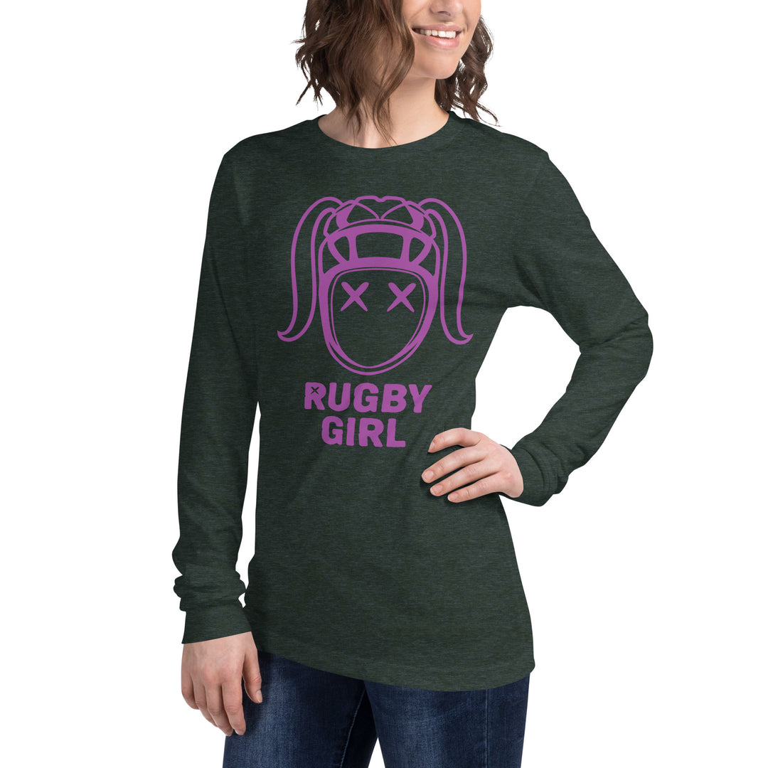 Rugby Girl Purple  Long Sleeve Tee