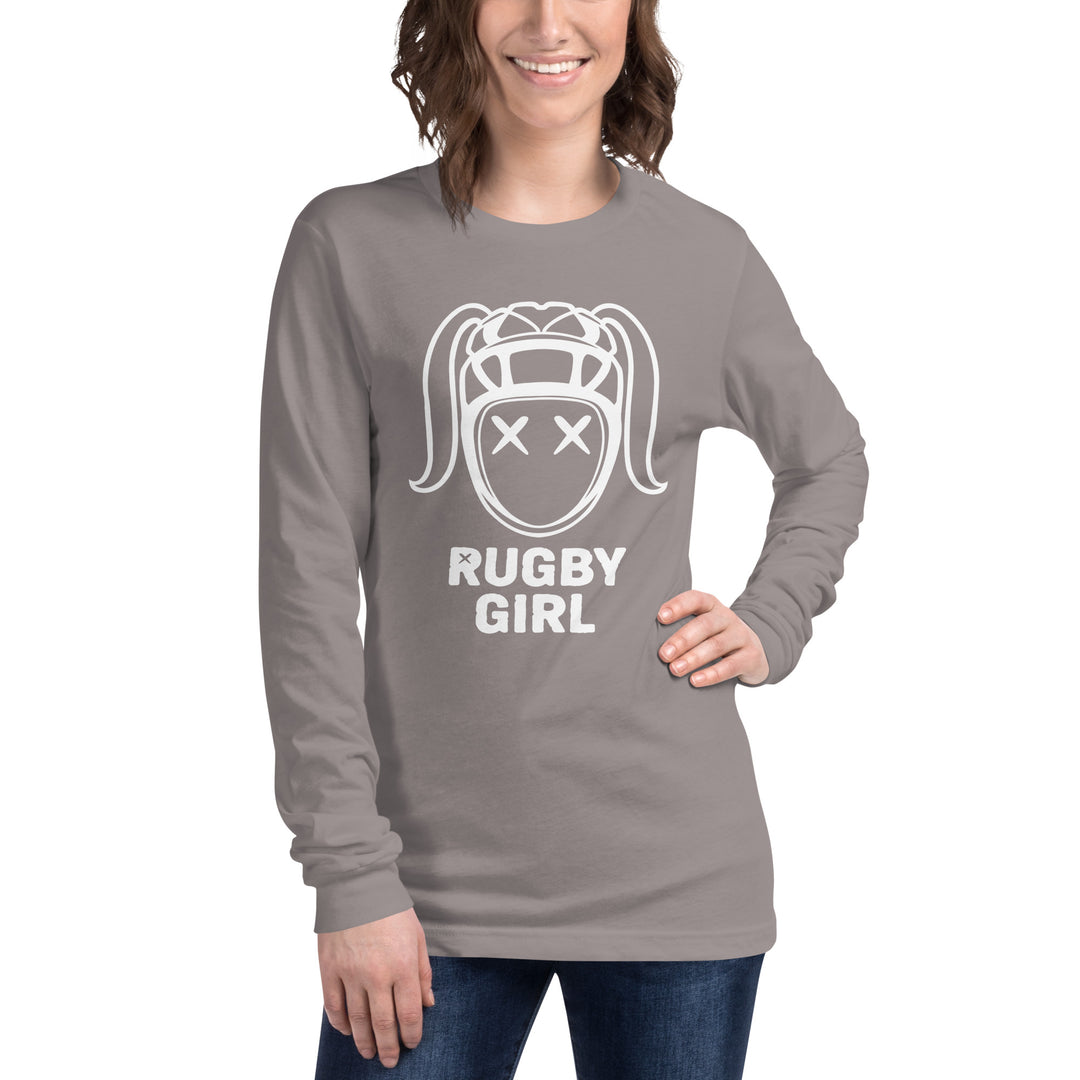 Rugby Girl White Long Sleeve Tee