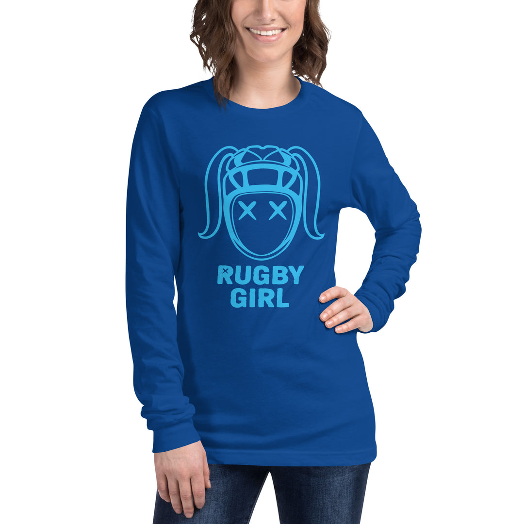 Rugby Girl Blue Long Sleeve Tee