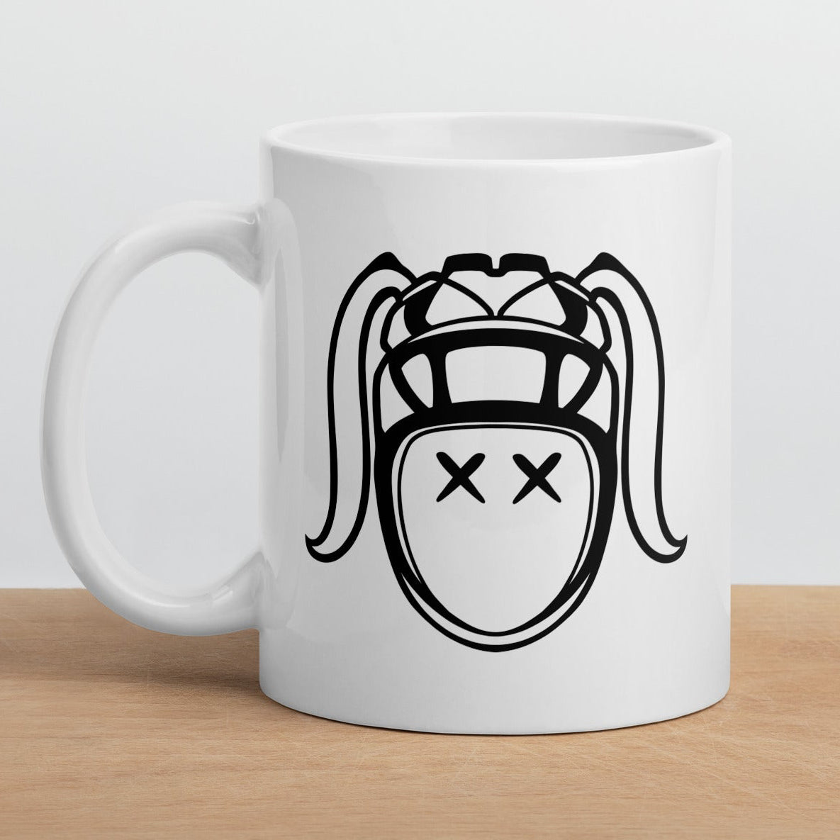 Rugby coffee mug — Harlequin design by Rugby Girl
